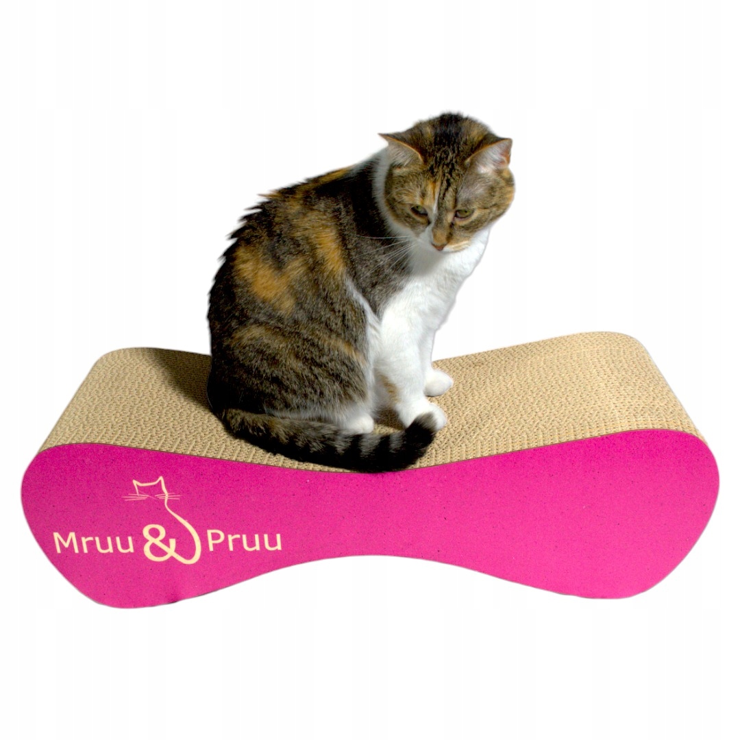 Levně Drapak Pro Kočky Kartonový Velký Mruu&Pruu 70x23x24 cm