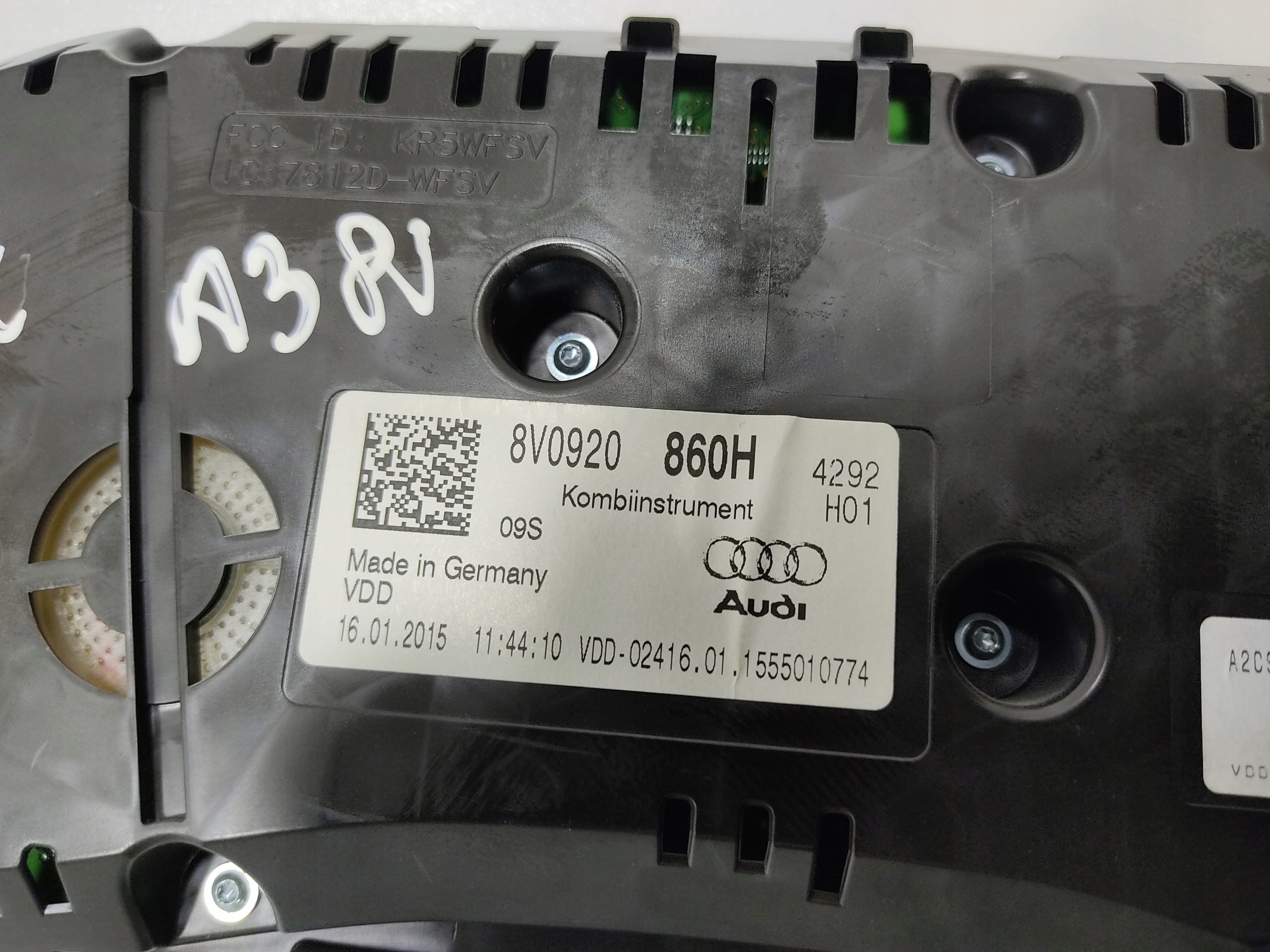 dials AUDI A3 8V 1.6 TDI 8V0920860H 2012-2016 EUROPA