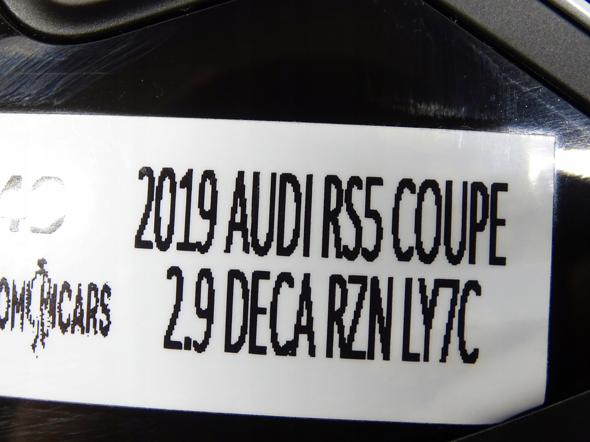 light lighting of the interior front AUDI RS5 COUPE 4K0947135AL