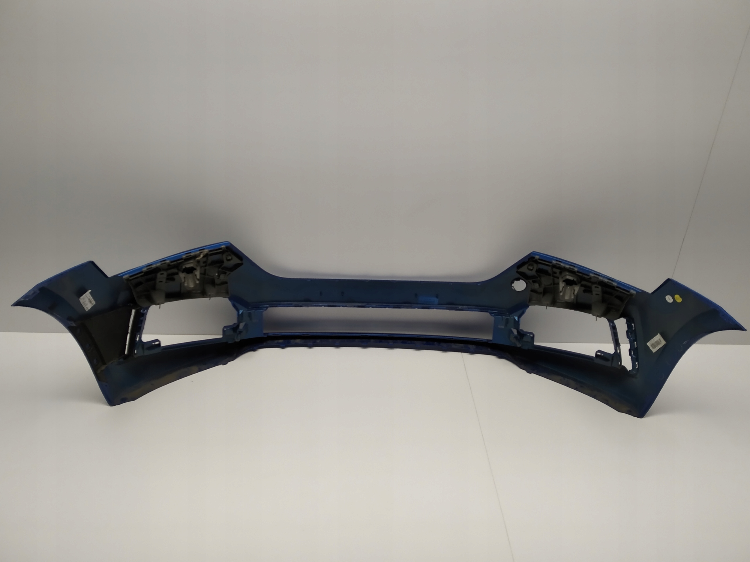 Skoda Scala bumper front without otworow blue