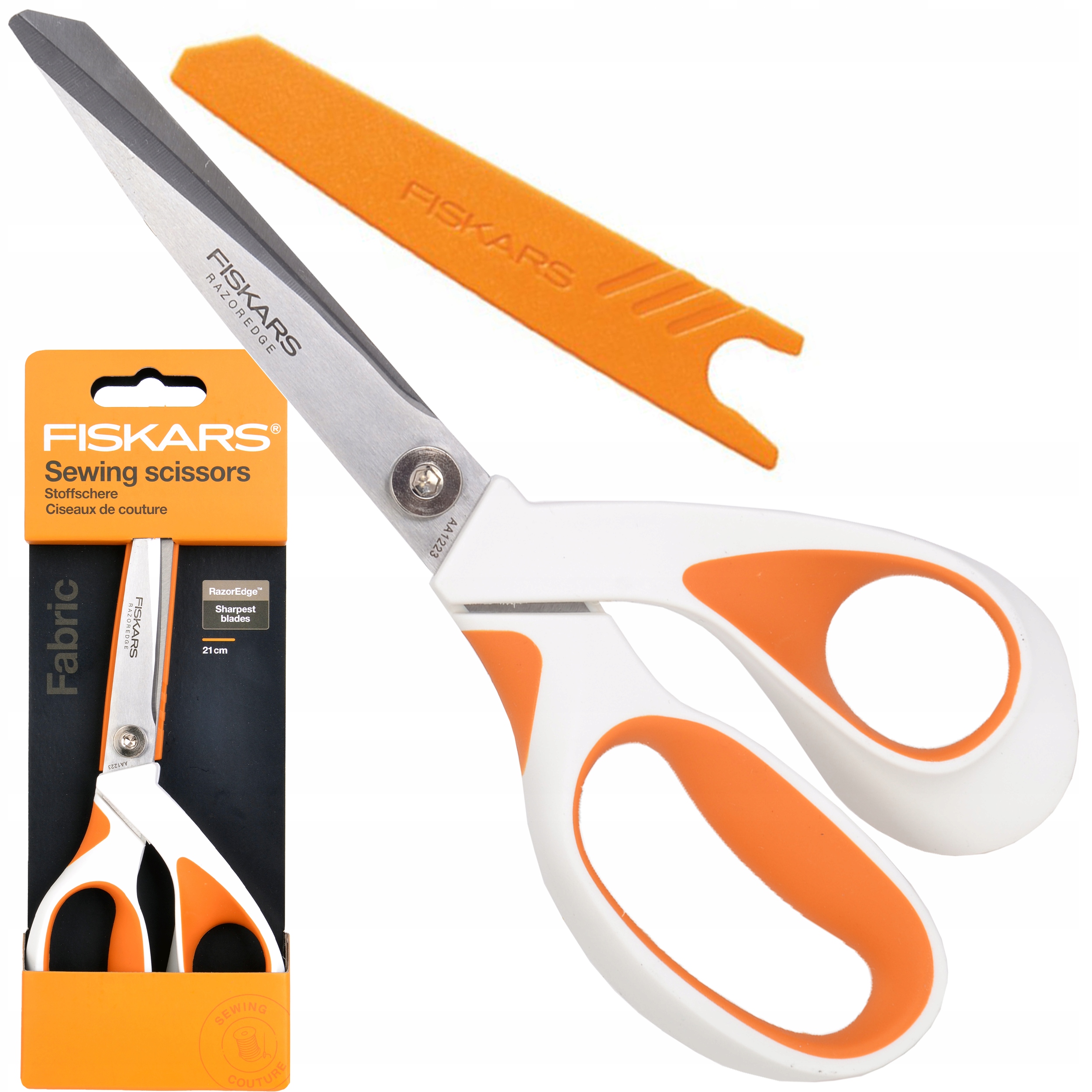 FISKARS NOŻYCE NOŻYCZKI KRAWIECKIE DO MATERIAŁU PROFESJONALNE OSTRE 21CM