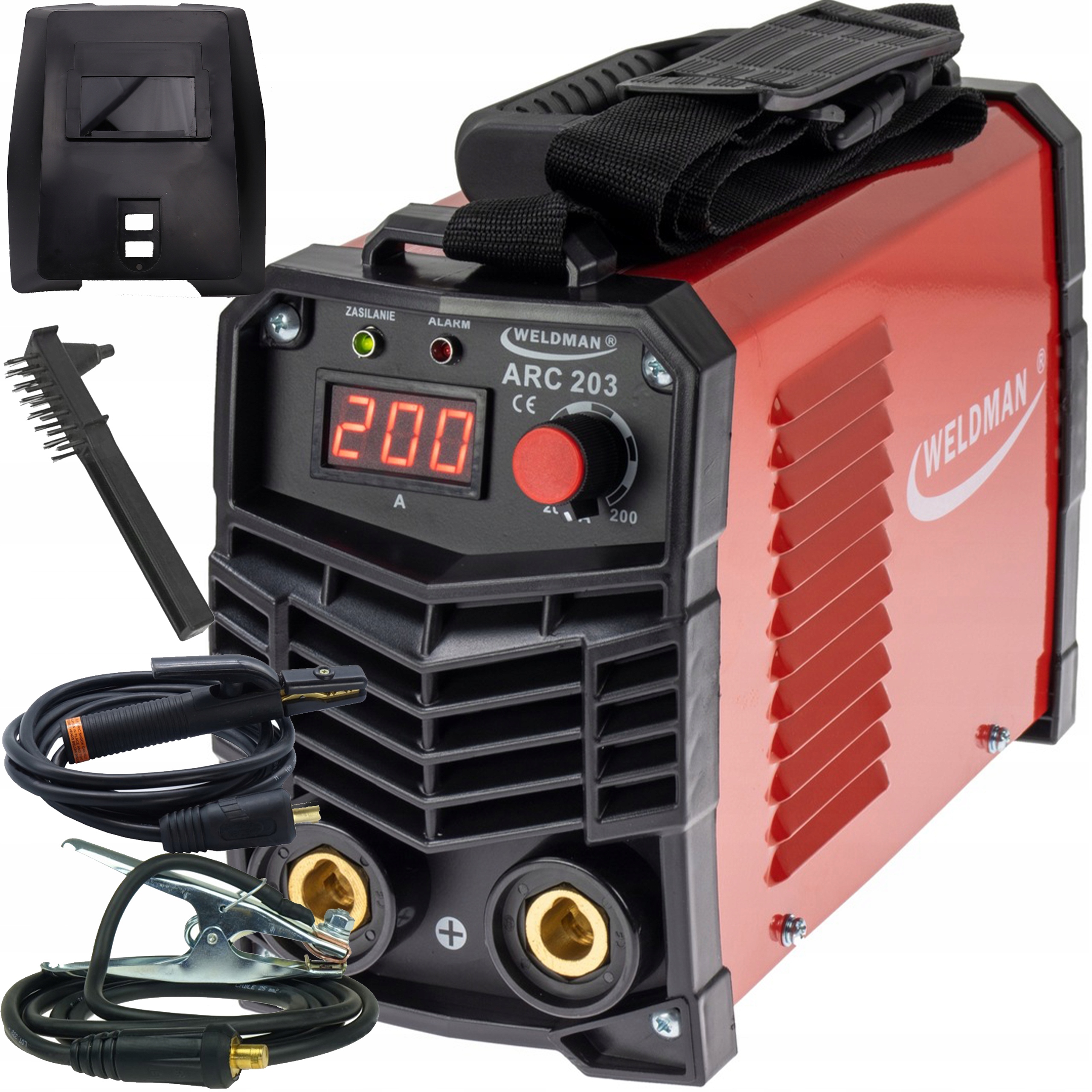 Spawarka inwertorowa Weldman Arc 203 Igbt Mma 200A Hot Start Arc Force 230V