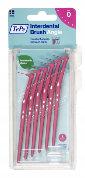 

TePe Angle 0.4 mm Szczoteczki Międzyzębowe 6 szt.