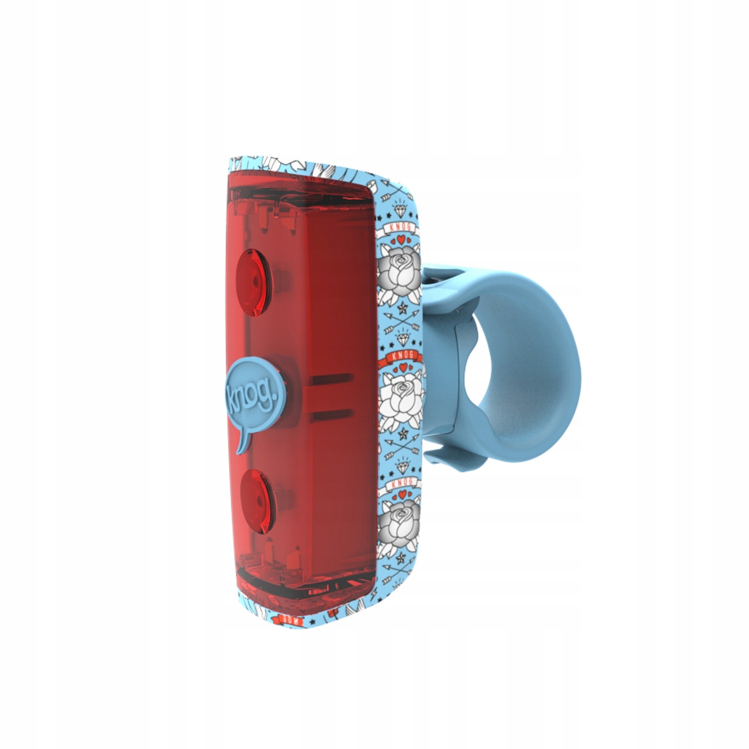 Lampka Tylna Knog Pop Led Sky Blue -70% Ceny