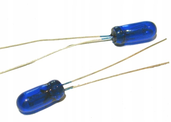 

Żarówka 3X7mm 14V 50mA niebieska do lutowania 3szt