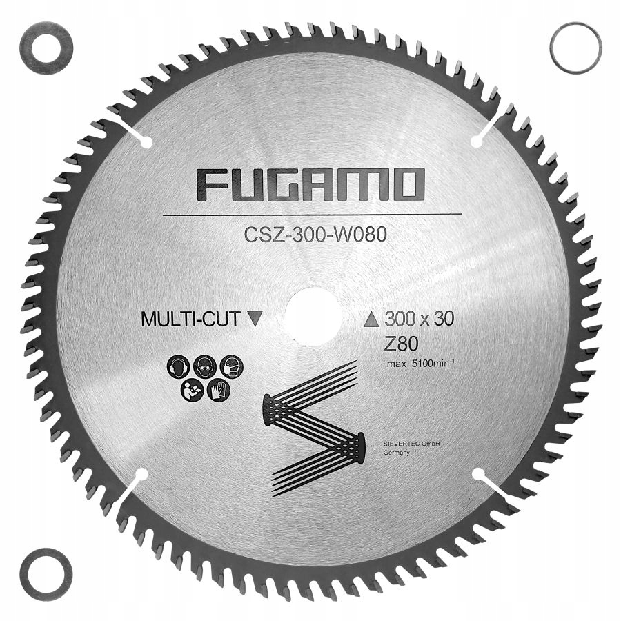 

Piła Tarczowa Do Drewna 300X30 MM 80 Zębów Węglik