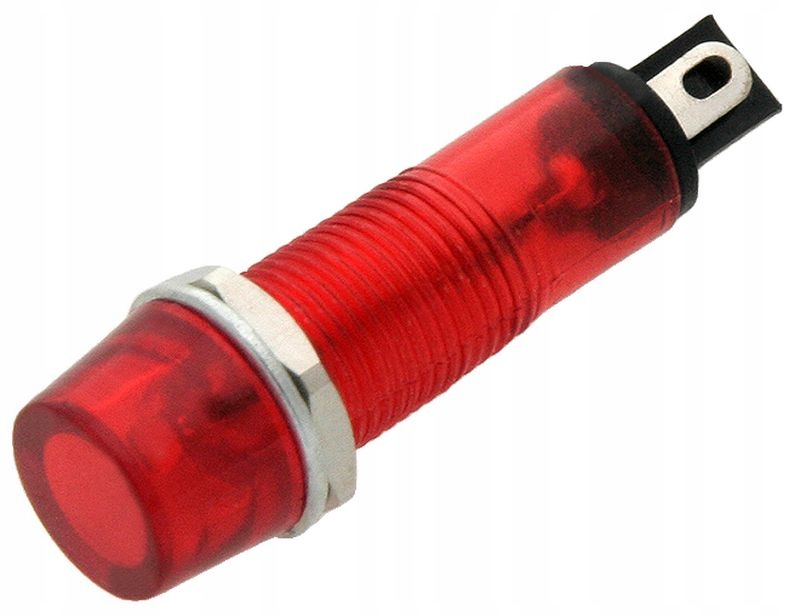 

Kontrolka Neonowa 6mm 230V Czerwona