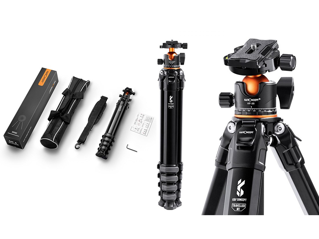 Statyw K&f Concept M1 z głowicą kulową BH-36L 178cm