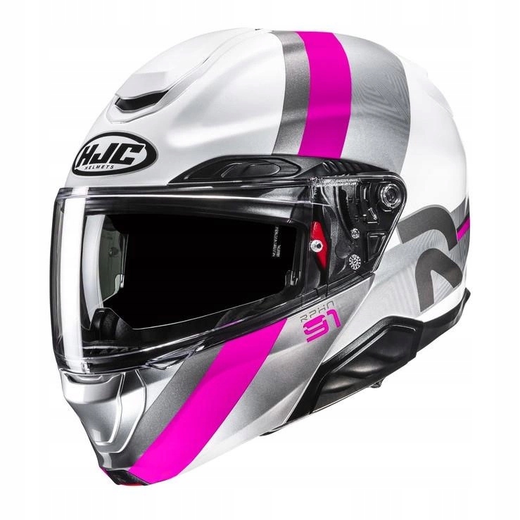 Motocyklová prilba Hjc Rpha 91 Fensh White/pink biela ružová Darčeky