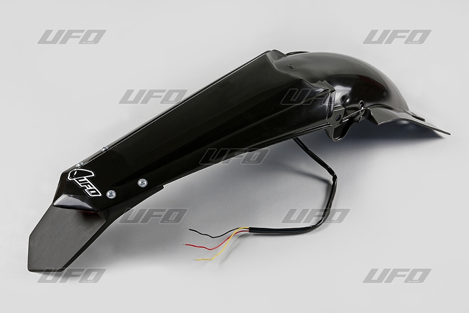 Ufo Blatník Zadný Yamaha Yzf 250 '10-'13 Farba Čierna Enduro S Led Svetlom)
