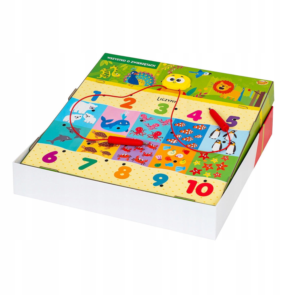 Smily play QUIZ ELEKTRYCZNY WSZYSTKO O ZWIERZĘTACH Język instrukcji polska