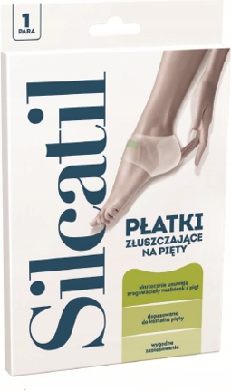 

Silcatil Płatki złuszczające na pięty 1 para