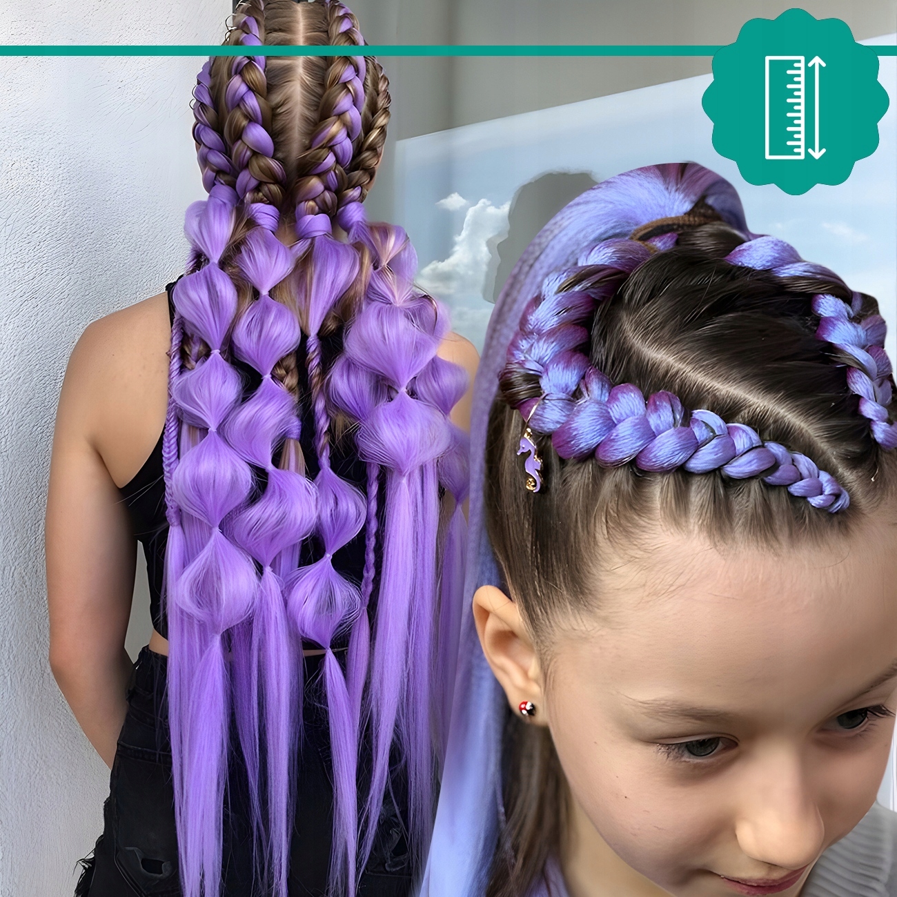 WŁOSY SYNTETYCZNE DO WARKOCZYKÓW KOLOROWE WARKOCZYKI DOCZEPIANE DŁUGIE 130 Marka MAXSELL