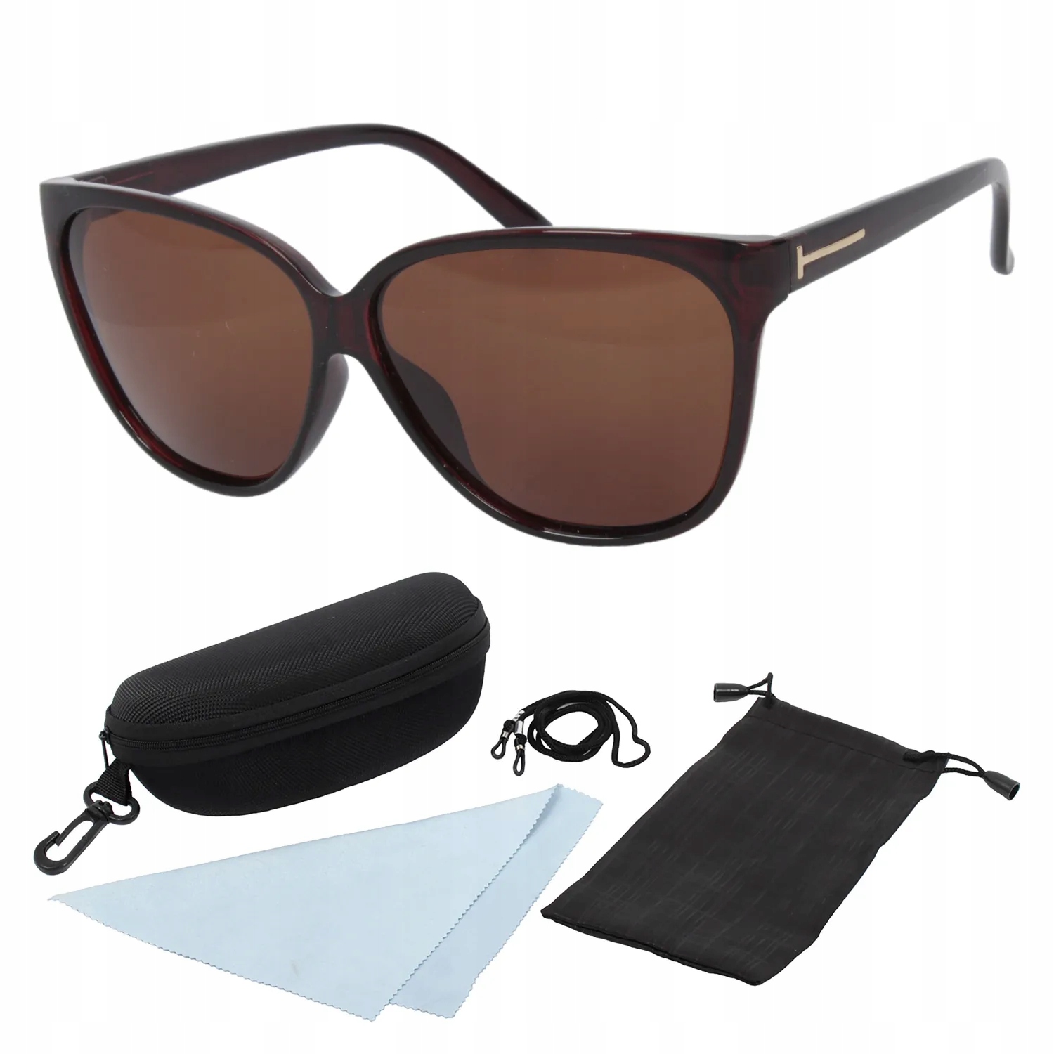 Polar Fashion P6060 C2 Hnědé polarizační sluneční brýle