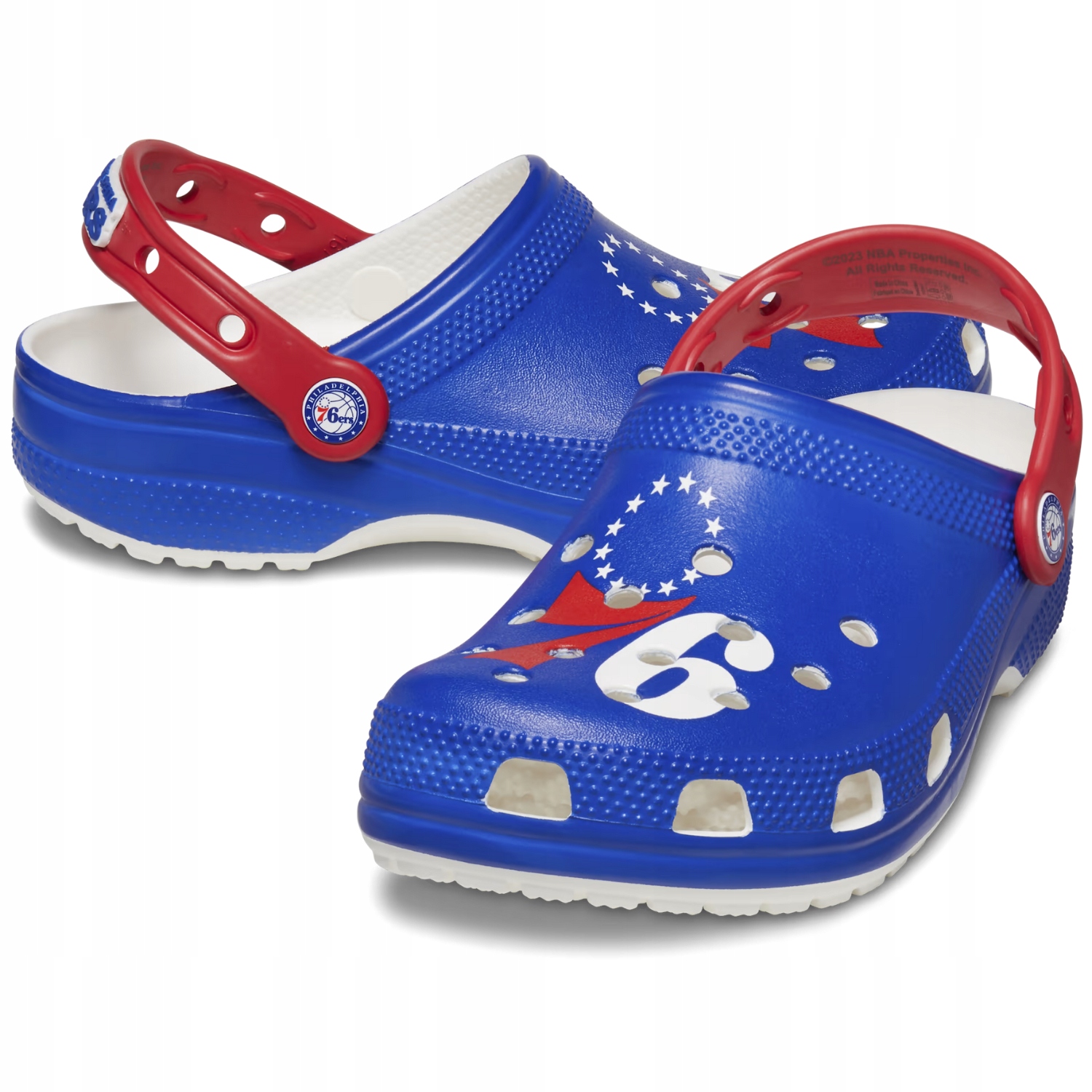 Crocs Nba Philadelphia 76ERS Pánské Sportovní Nazouváky Pohodlné Boty vel. 43-44