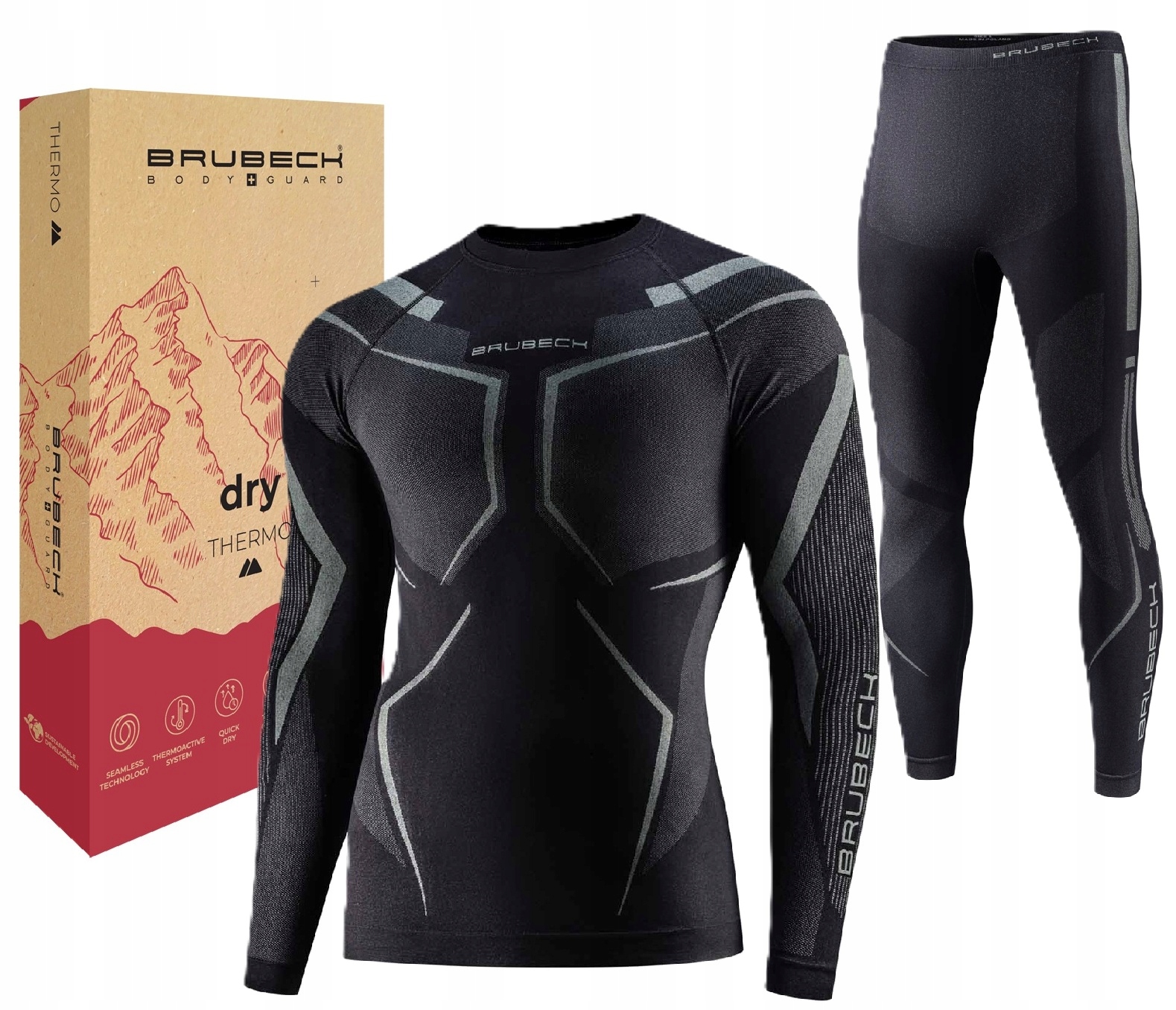 Męska Bielizna Motocyklowa Pod Kombinezon Dopasowana Oddychająca Brubeck -L