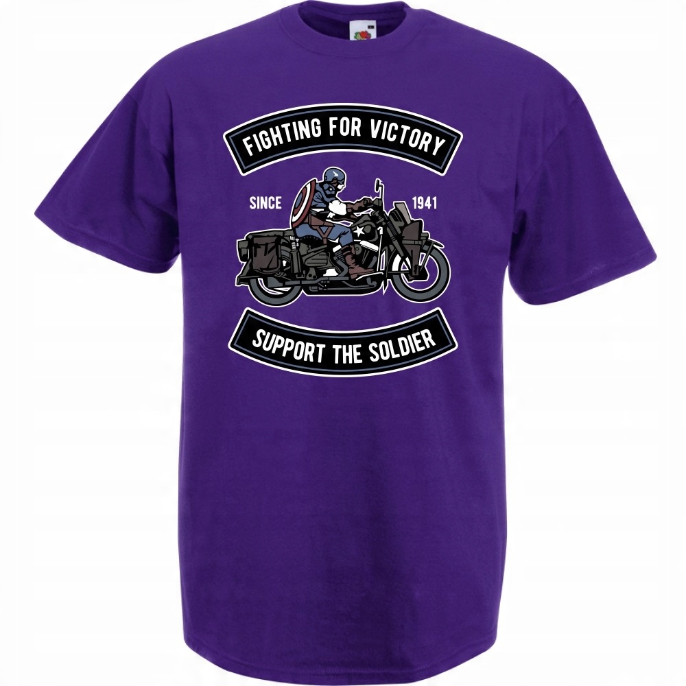 

Koszulka motor motocyklista wojsko XL fioletowa