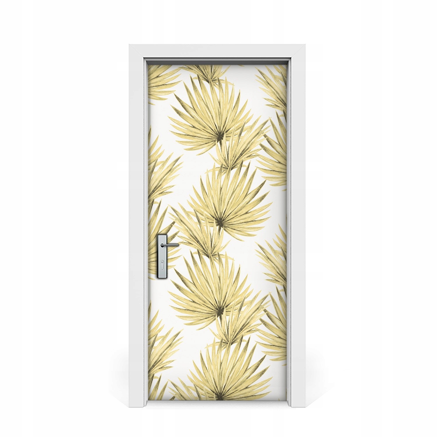 

Naklejki okleina na drzwi Jasnozielone liście