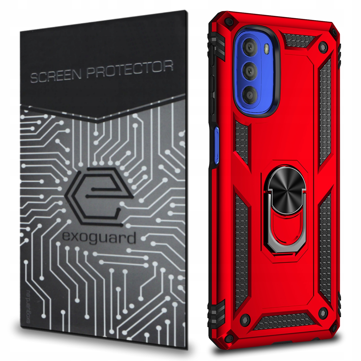 

Case Etui Pancerne+szkło do Motorola Moto G51 5G