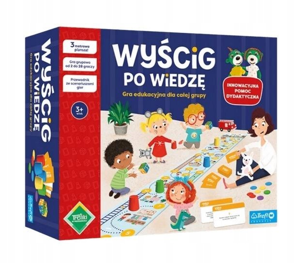 Wyścig po wiedzę. Gra edukacyjna Trefl