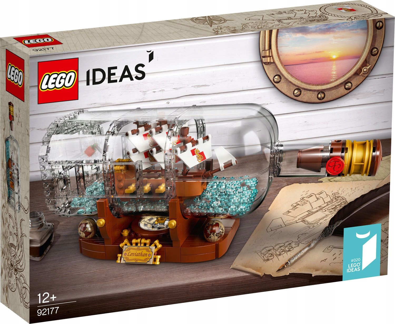 KLOCKI LEGO IDEAS 92177 STATEK W BUTELCE