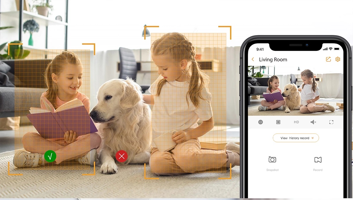 Kamera obrotowa niania IMOU 4MPx ZAPIS NA KARCIE Model IP IMOU IPC-TA42P-D