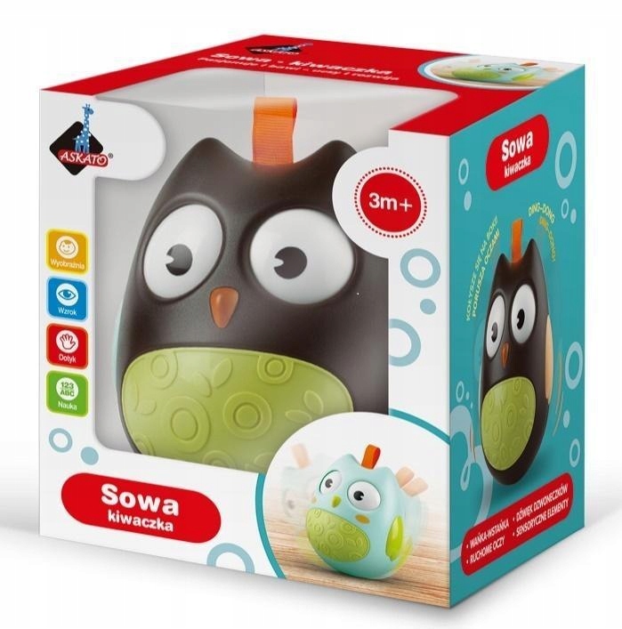 

Sowa Kiwaczka Sensoryczna Wańka Kontrastowa Askato