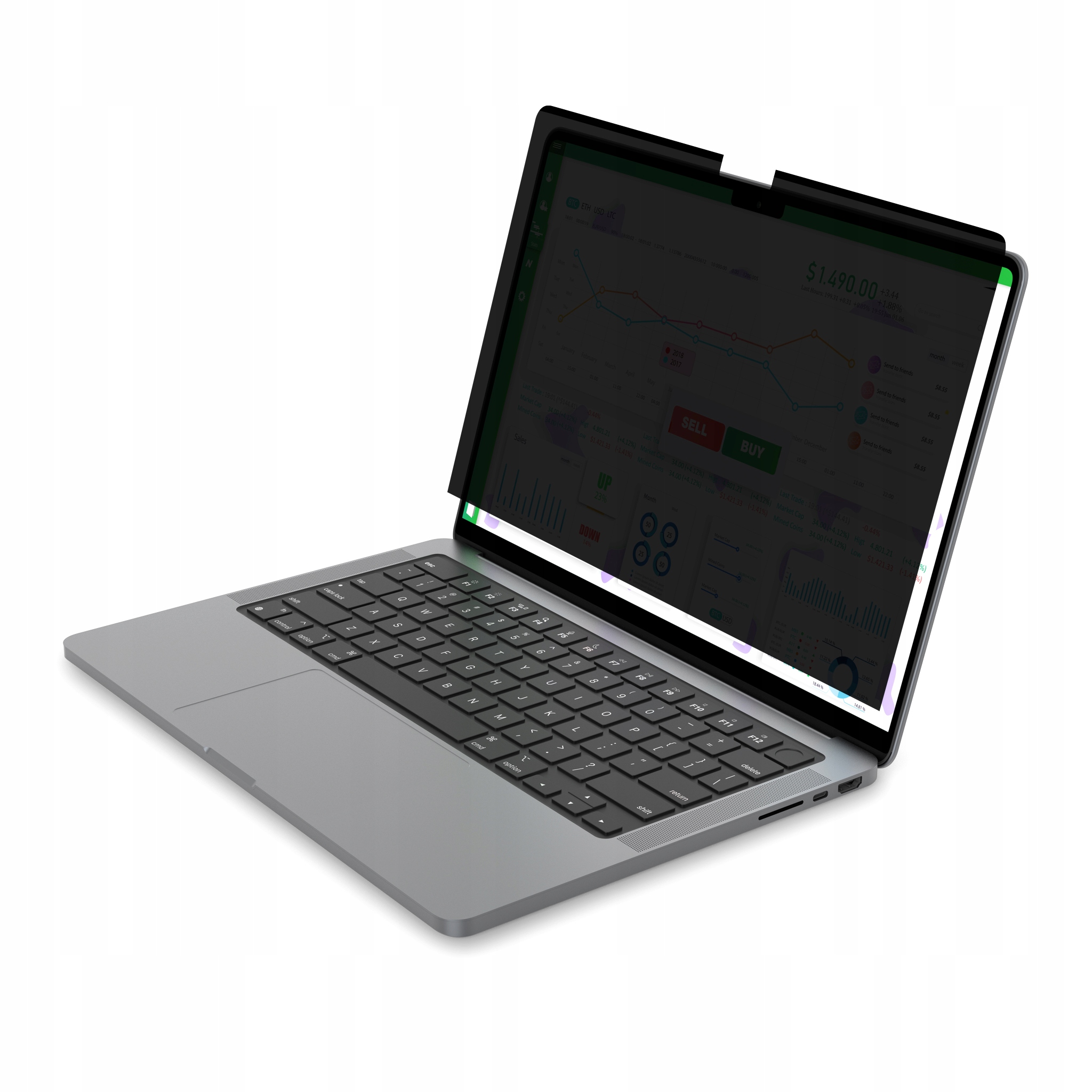 JCPAL Folia Prywatyzująca Ochronna do MacBook Air 13 2024 M3/2022 M2 EasyOn Producent JCPal