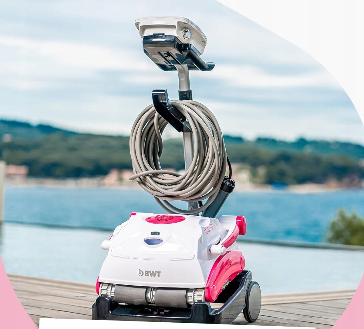 Robot do czyszczenia basenu podłogi ścian i linii wodnej do 10m D200 Plus Kod producenta BWT Pool Robot D200 Plus