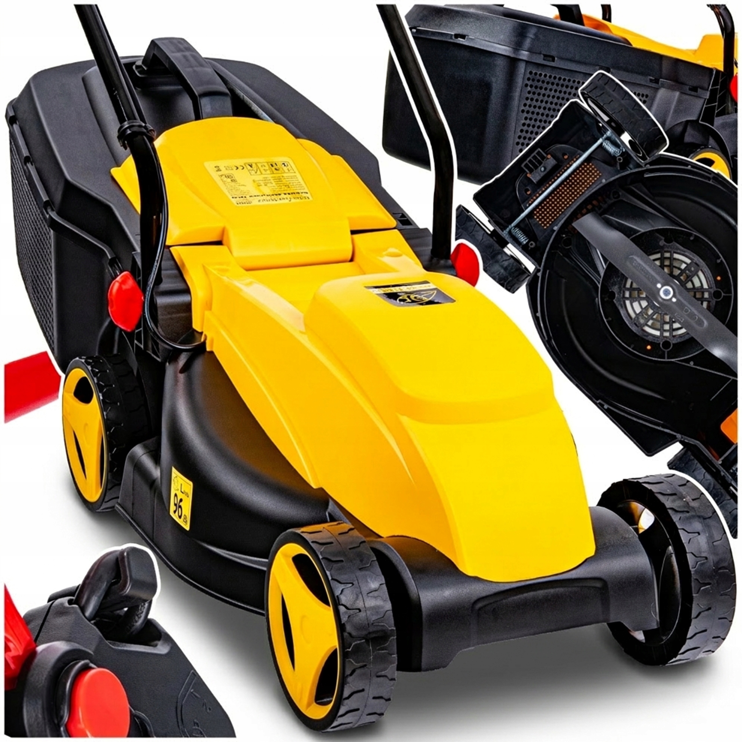KOSIARKA ELEKTRYCZNA DO TRAWY LEKKA MOCNA SHARP 2000W 32CM 30L