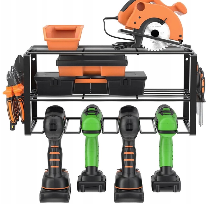 Nástěnný Organizér Na Elektrické Nářadí Šroubováku Věšák Na Nářadí Tmy