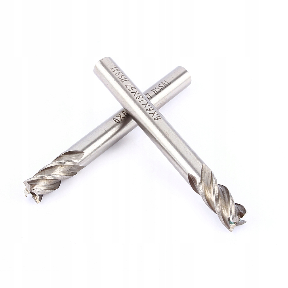 FREZ Z WĘGLIKÓW SPIEKANYCH FREZY CNC 6MM*6MM*13MM*57MM HSS-AL Stan opakowania oryginalne