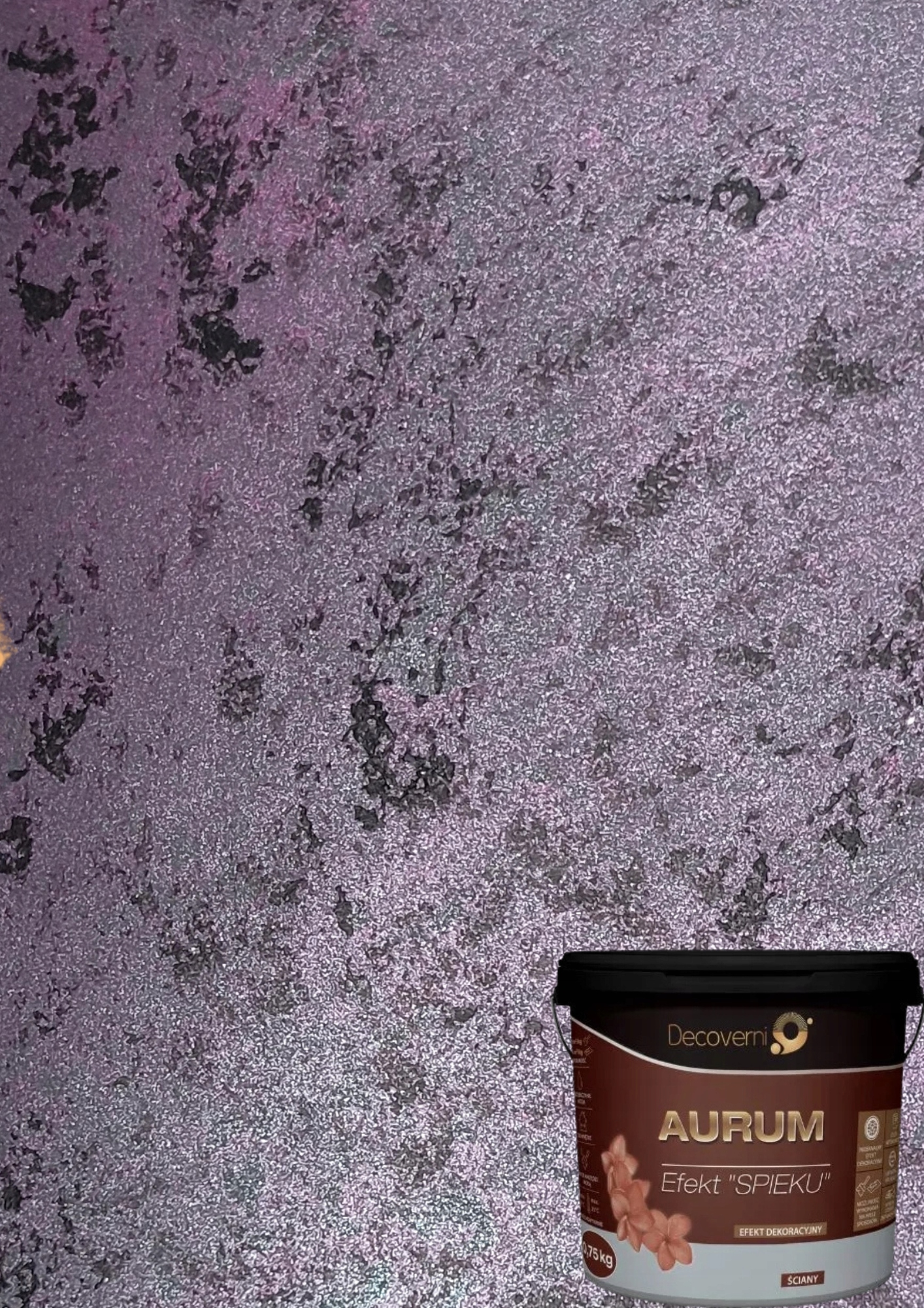 Decoverni Aurum Dekorácia v štýle Glamour Sada 5 8 m2 Fialová