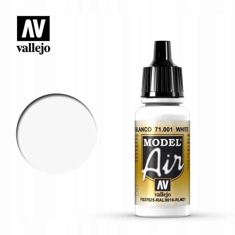 Vallejo 71001 Model Air 17 ml Medium White