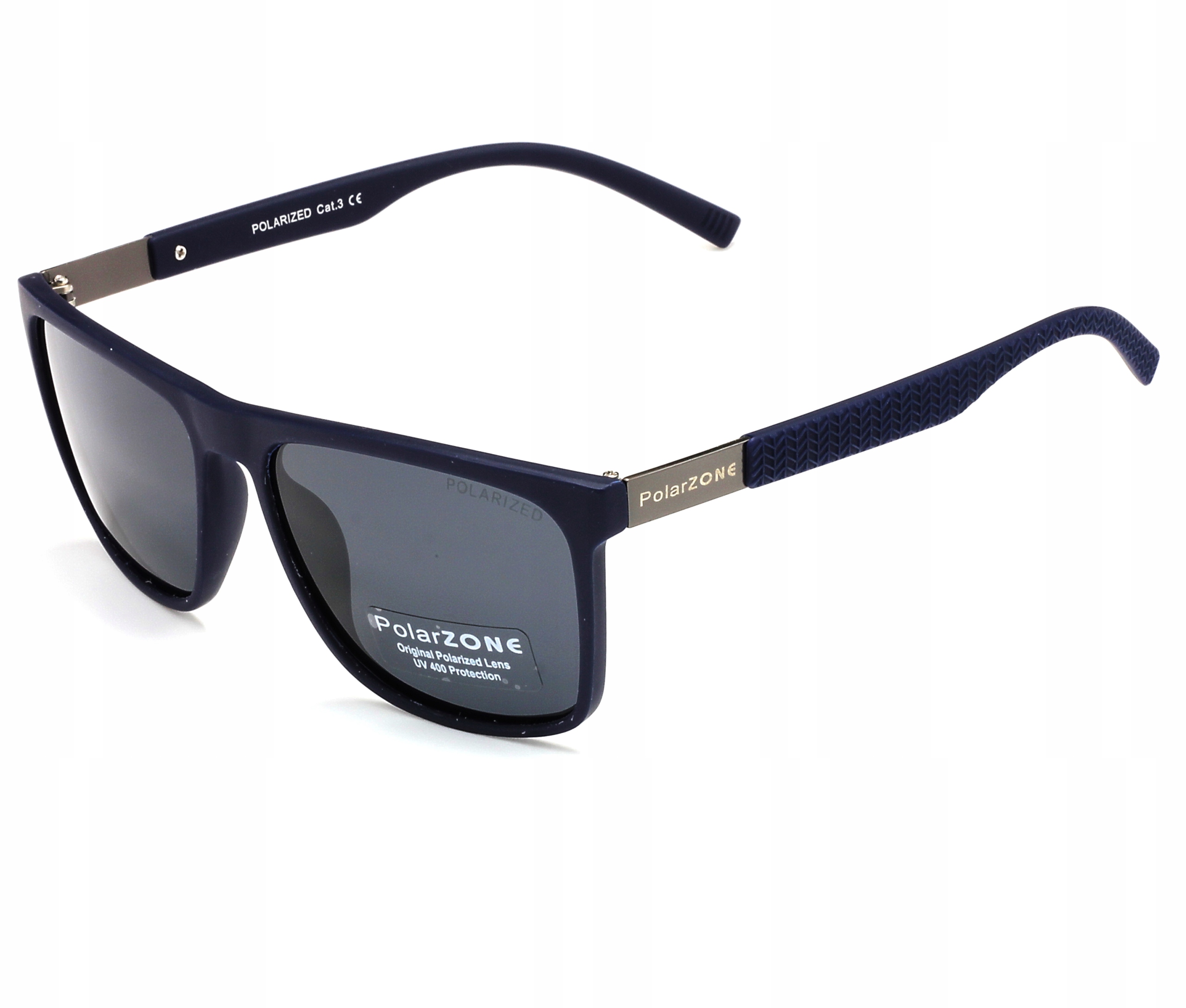 STYLOWE OKULARY PRZECIWSŁONECZNE POLARZONE MĘSKIE POLARYZACYJNE GRATISY Kod producenta MPZ881-10M-CZARNE