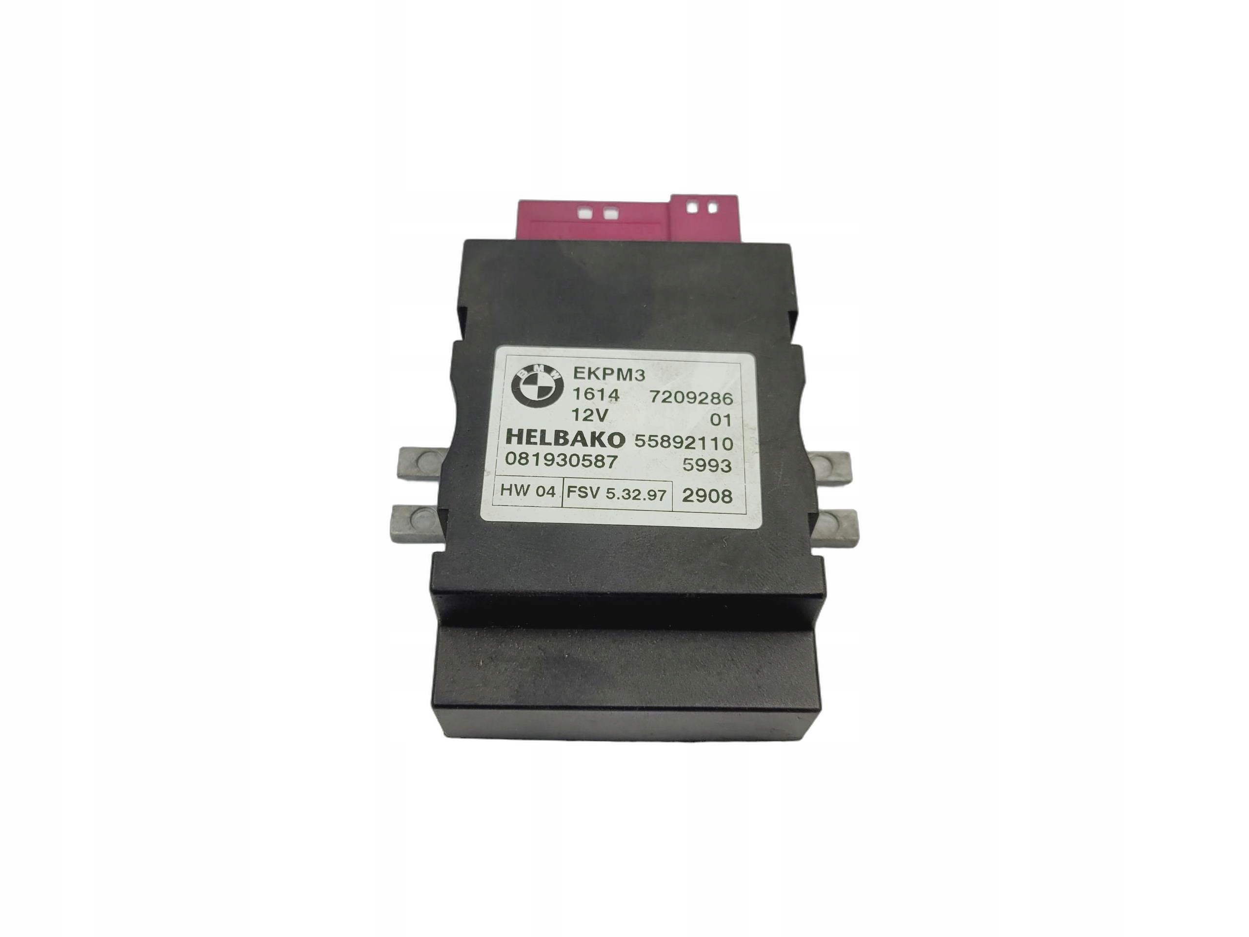 Bedienteil POMPY des Kraftstoffsbehälters BMW E91 N47 D20A 7209286