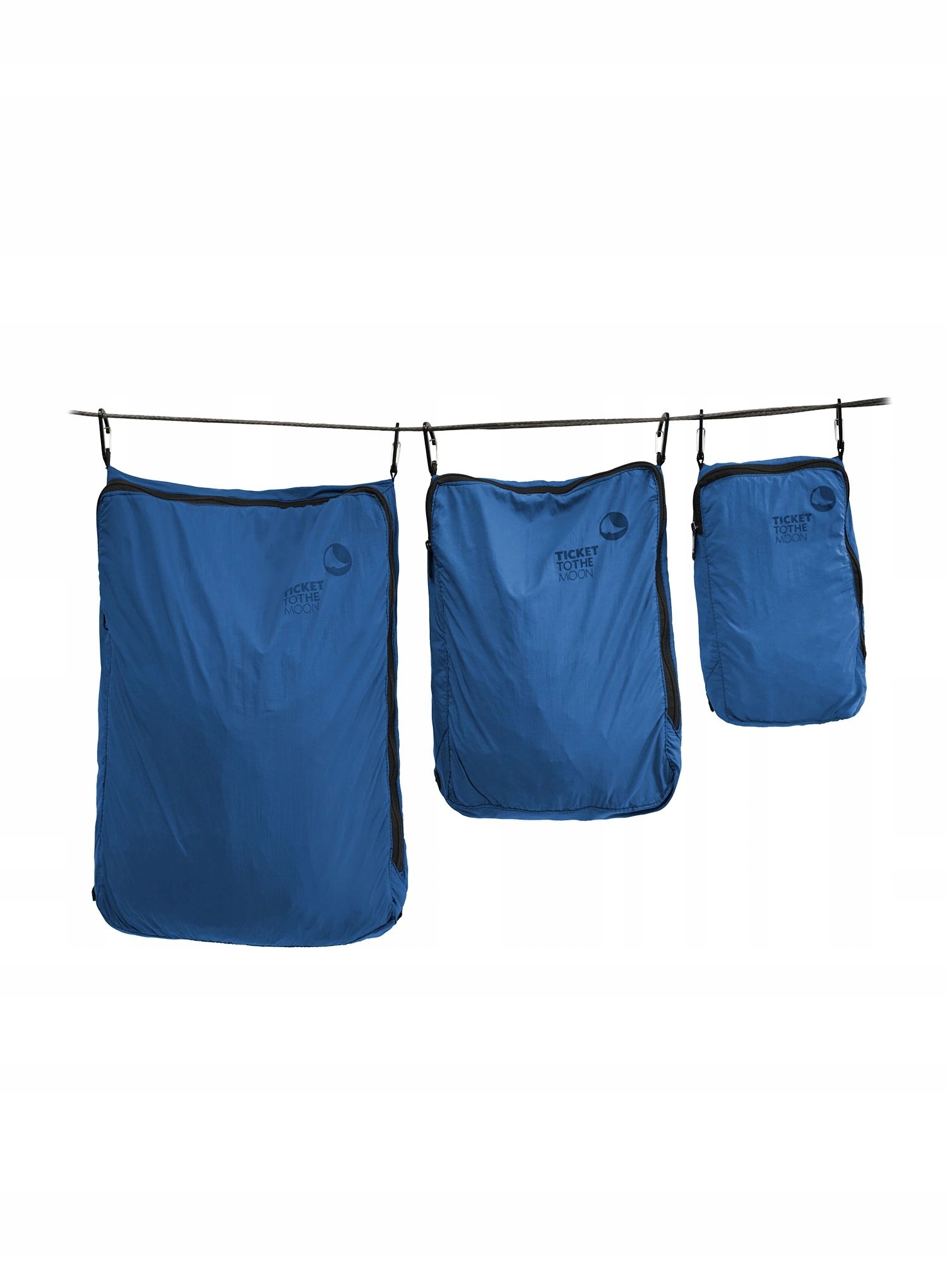 Zestaw organizerów Ticket To The Moon Travel Cube Set Lightest blue/blue