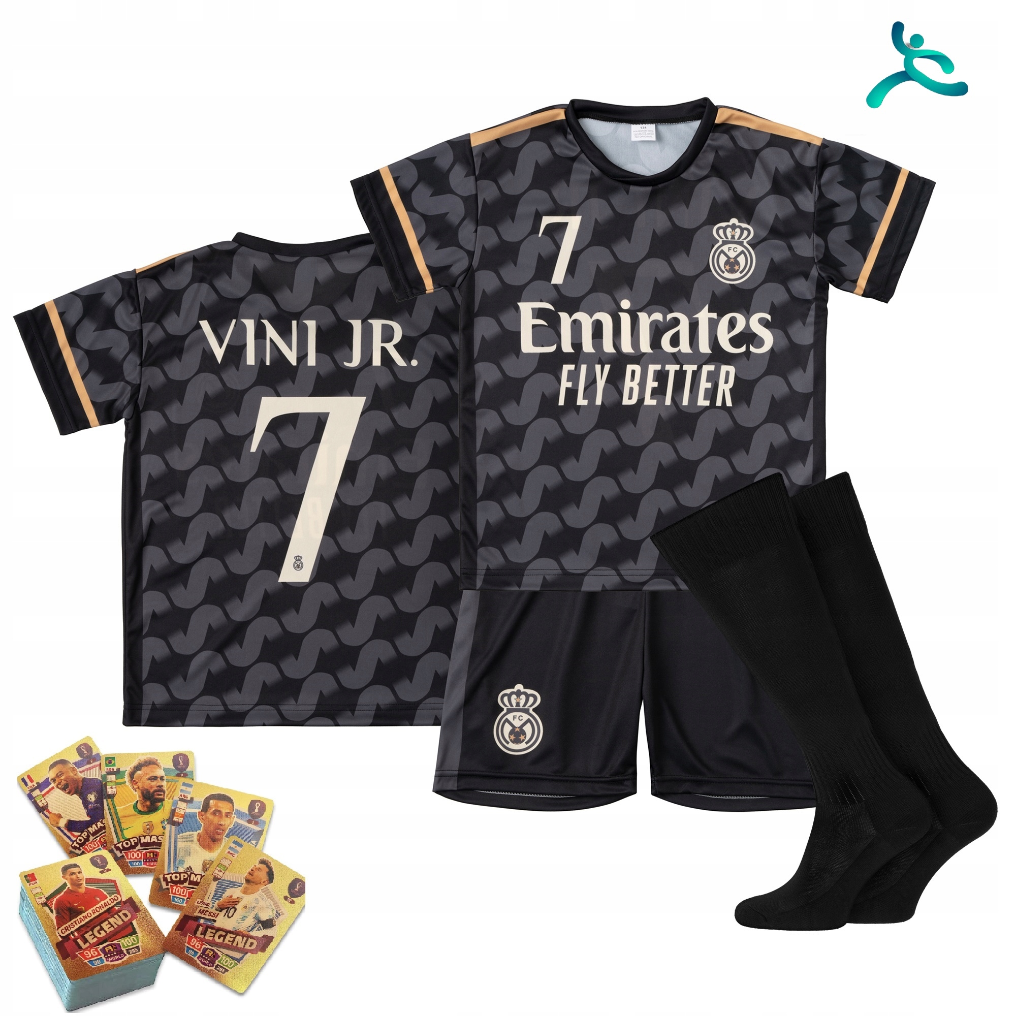 Fotbalové oblečení komplet dárek Vinicius Jr. vel 170