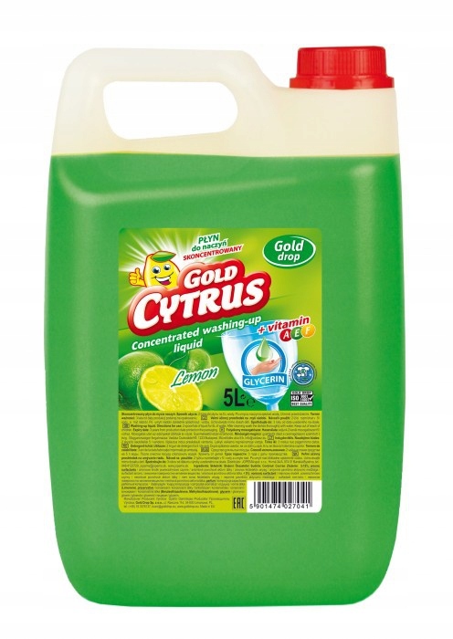 

Gold Cytrus Płyn Do Mycia Naczyń Lemon 5L