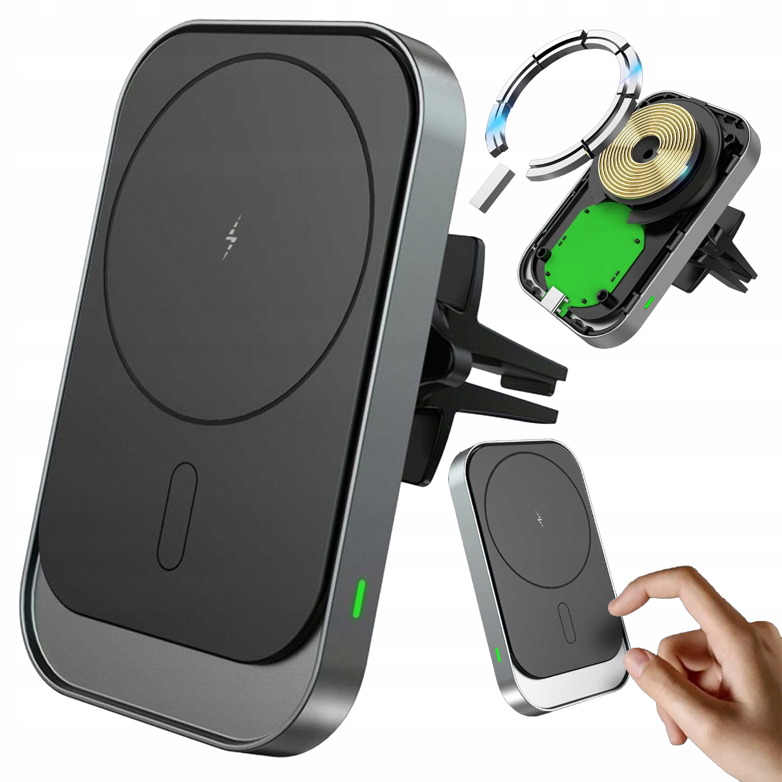 Držák Do Auta S Magsafe Indukční Nabíječkou Pro Iphone 15/16/PRO/MAX