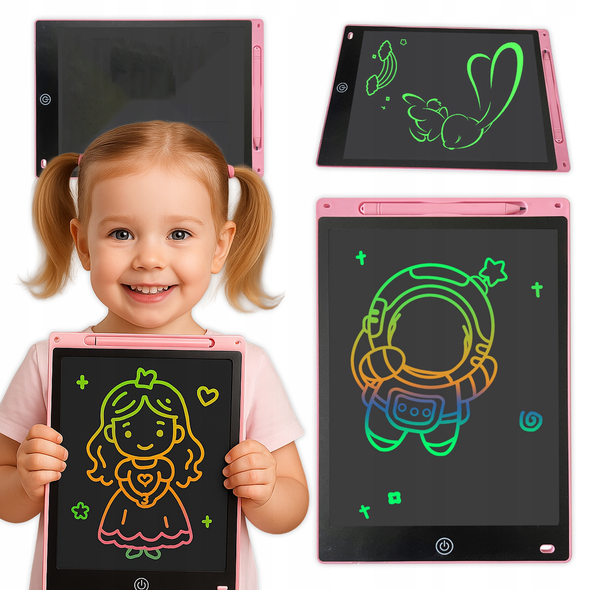 Grafikus Tablet XXL Rajzoláshoz 12 Inch-es Tábla Többszínű