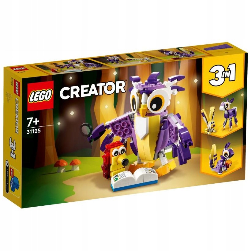 

Lego Creator Fantastyczne leśne stworzenia 31125