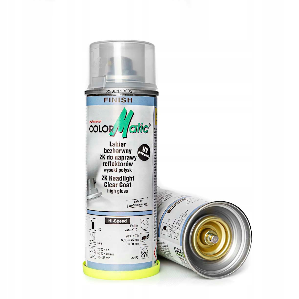 

Color Matic Lakier Bezbarwny 2K Lampy Reflektory