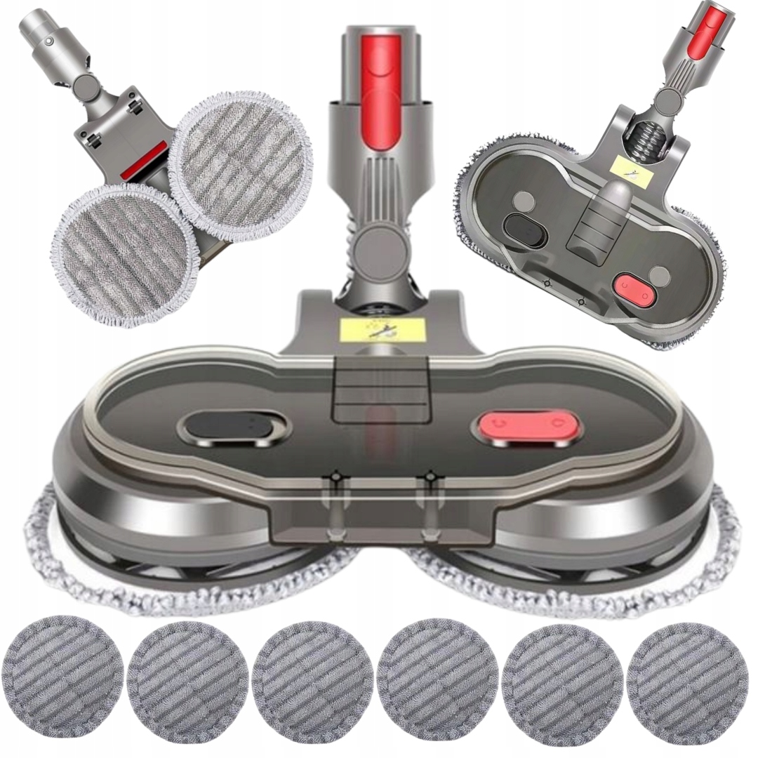 MOP GŁOWICA MOPUJĄCA DO ODKURZACZA DYSON V7 V8 V10 V11 V15 + 6 NAKŁADEK MOP