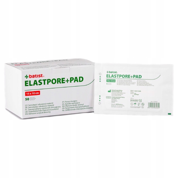 

Batist Elastpore Pad samoprzylepny 15x10cm 1 szt