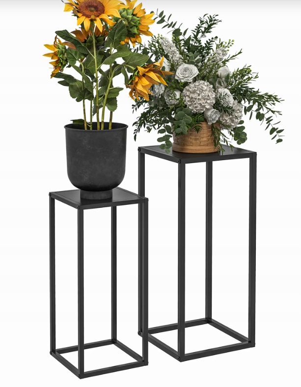 Stojan Na Květiny 2 Kusy kovový skandinávský styl