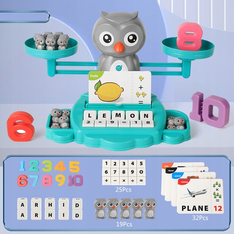 Waga szalkowa równoważnia gra do nauki liczenia Marka inna