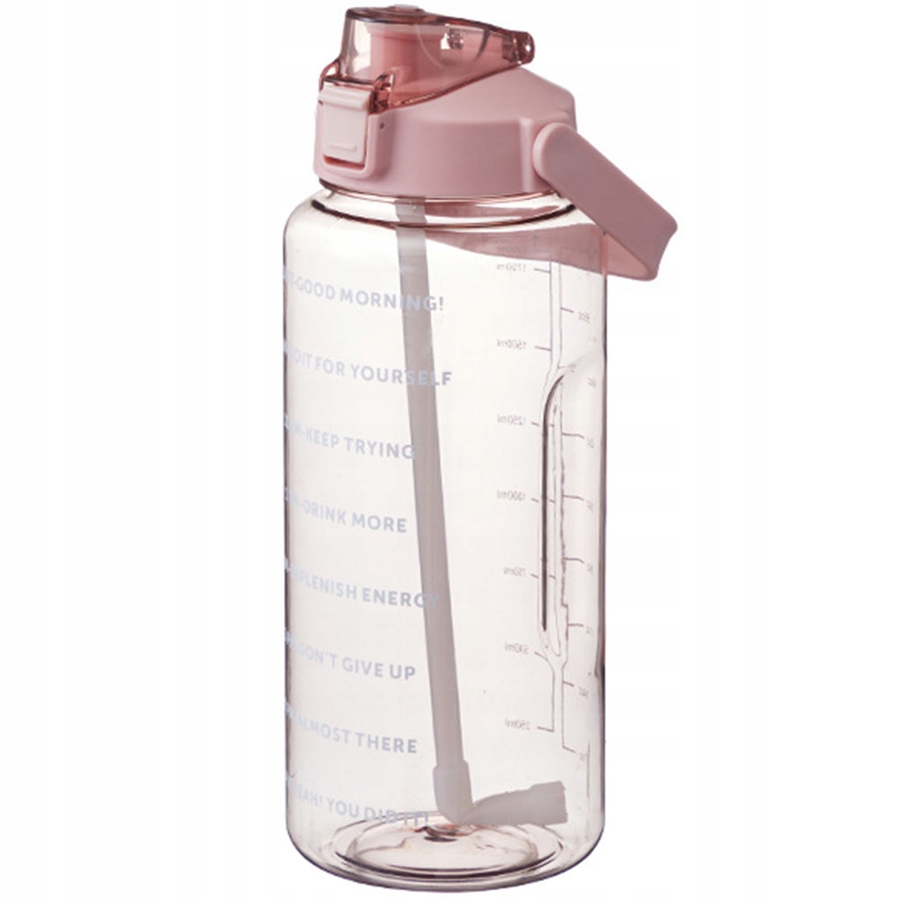 BUTELKA BIDON 2L 2000ML BUTELKA NA WODĘ Z SŁOMKĄ Kod producenta 6933936194342