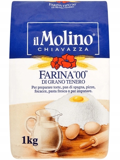 Levně 5X ilMolino Chiavazza pšeničná mouka typ 00 italská na pizzu 1kg