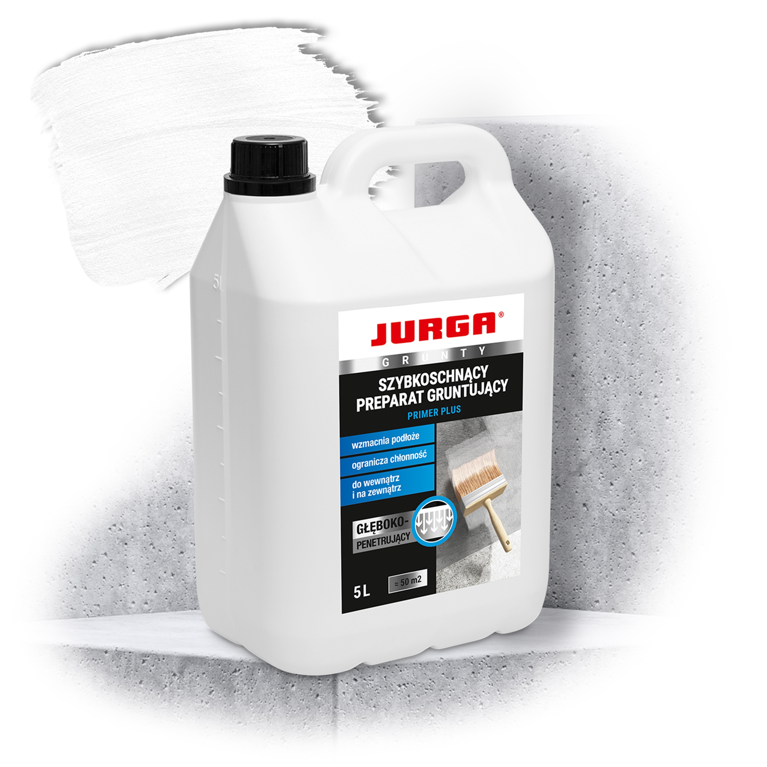 Szybkoschnący Grunt GŁĘBOKO penetrujący do ŚCIAN ELEWACJI 5 L